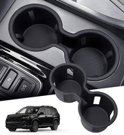Katorn front view installed in Honda Pilot console, provides secure cup support