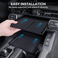 Katorn mats installed in 2026 RAV4 interior enhancing style
