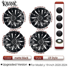 KAVANIC close-up of matte black texture and spoke detail for reduced glare and refined finish