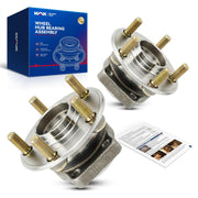 KAX front hub assembly front view showing fit and secure wheel mounting