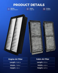 KAX cabin filter charcoal layer visible to reduce odors and volatile compounds
