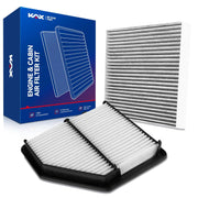 KAX front packaging showing both engine and cabin filters, simplifies maintenance
