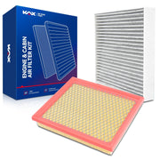 KAX front packaging showing both engine and cabin filters benefits easy maintenance