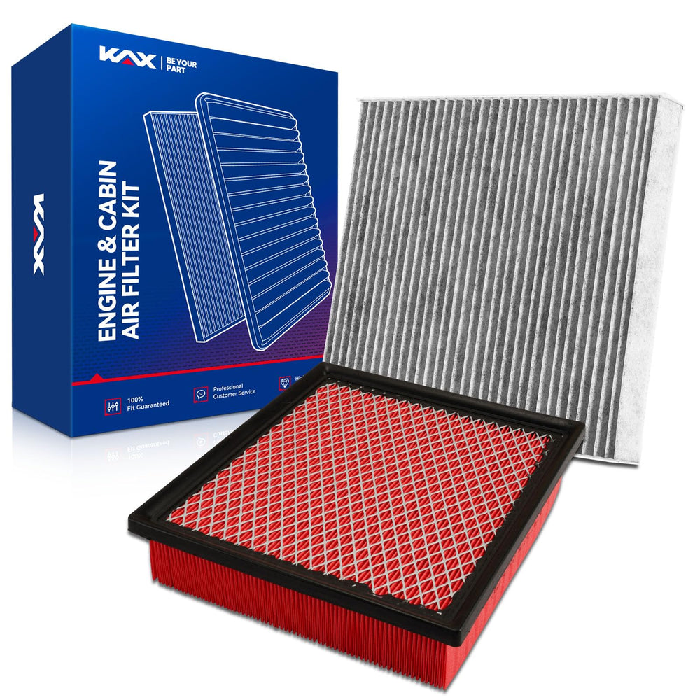 KAX front packaging showing both engine and cabin filters, simplifies maintenance