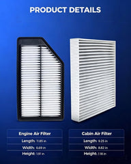 KAX engine filter close-up of pleated media for improved engine protection
