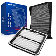 KAX front packaging showing both filters and fitment for Subaru Forester