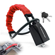 KAYCENTOP front view of red lock showing visible deterrent benefit