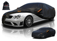 kayme cover front packaging showing fit for Mercedes CLK, protects paint