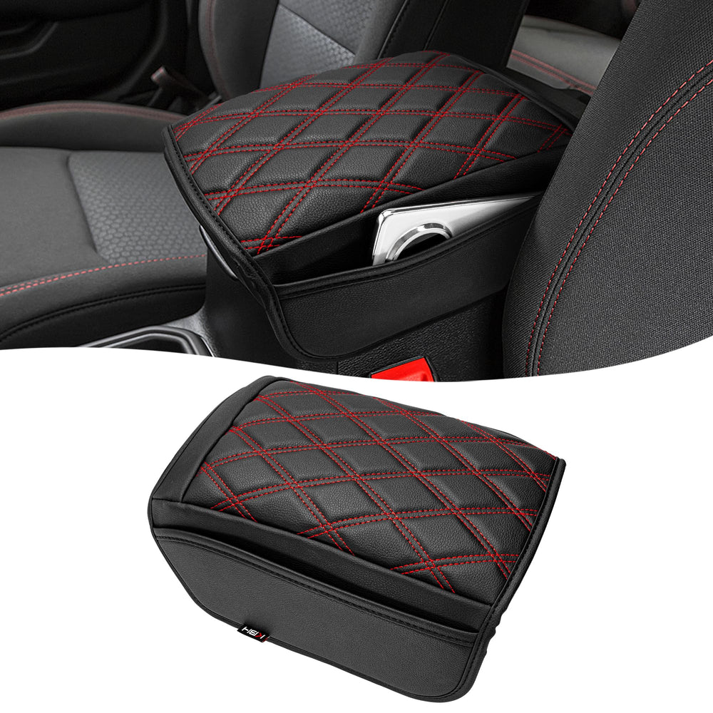 KBH front view of armrest cover showing sleek fit and refreshed console