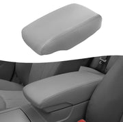 KBH front view of gray armrest cover shows clean OEM-style fit and restored look