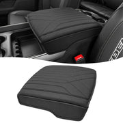 KBH front view of armrest cover showing snug fit and instant comfort