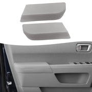 KBH front view of gray armrest cover showing restored look and protection