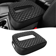 KBH front view console cover showing clean black finish and fit for comfort