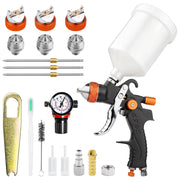 KCNKCN paint gun front view showing ergonomic grip and nozzle for comfortable control