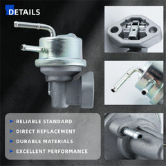 KD KISONIED fuel pump installed on a John Deere engine showing straightforward fitment