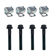 KDFUHRUI front packaging showing full exhaust hardware kit and easy identification benefit