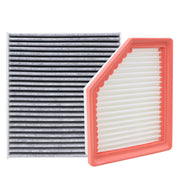 Kefly front view of engine and cabin filter kit showing fit and value