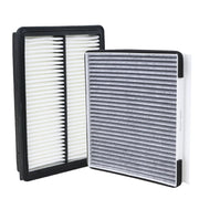 Kefly front packaging showing engine and cabin filter set and compatibility for quick identification