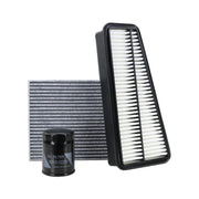 Kefly front packaging showing the triple filter kit and clear vehicle compatibility benefit