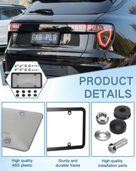 KEKTNP installed on black sedan demonstrating discreet, road-legal coverage