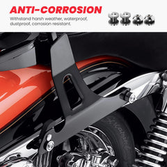 kekykm installed on motorcycle sissy bar illustrating secure fit and passenger support benefit