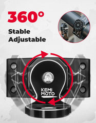 KEMIMOTO showing 360-degree adjustment, flexible aiming benefit
