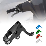 KEMIMOTO finger throttle front view showing sleek silver-black finish and durable build