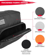 KEMIMOTO fleece outer pocket protecting sunglasses and delicate items