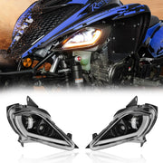 KEMIMOTO front-assembly headlights showing fit and improved visibility