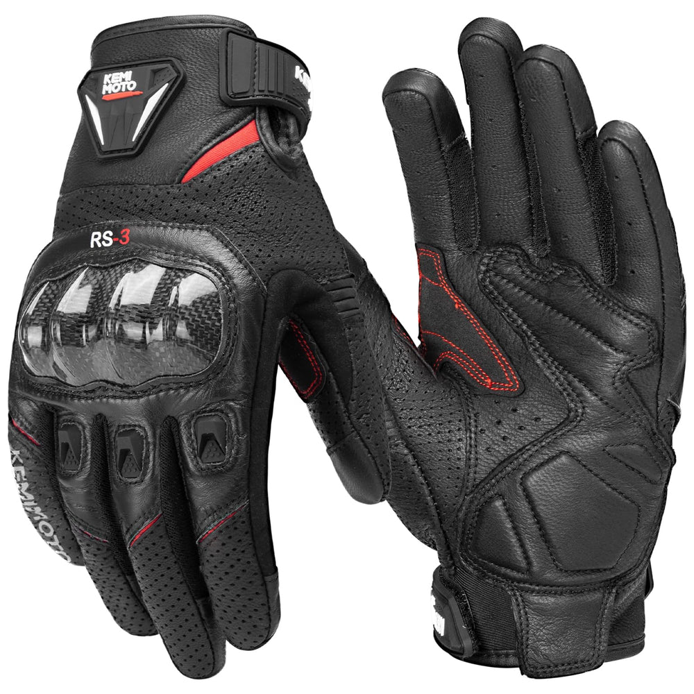 KEMIMOTO front packaging view showing gloves and secure fit benefit