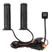 KEMIMOTO front view of heated grips showing full product and packaging benefit comfort