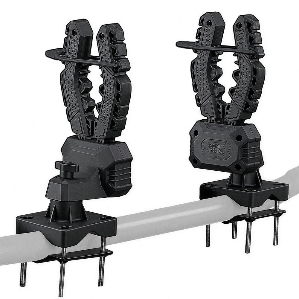 KEMIMOTO front view of mount showing compact design and durability