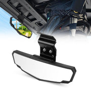 KEMIMOTO front view of packaged 10.6-inch rear view mirror showing fit and finish