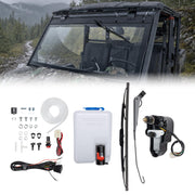 KEMIMOTO front view of full wiper kit showing included parts and benefits