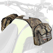 KEMIMOTO front view of tank bag showing compact cooler and organized pockets benefit quick access
