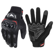 KEMIMOTO front view gloves showing fit and cuff for improved control