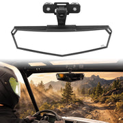 KEMIMOTO front view mirror showing wide-angle benefit