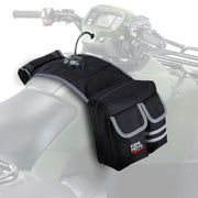 KEMIMOTO front view of tank bag showing compact, organized storage benefits