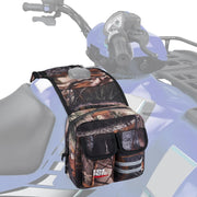 KEMIMOTO front view showing compact tank bag and secure shape