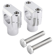 KEMIMOTO front view of riser clamps showing fit and finish benefit improved control