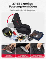 KEMIMOTO hidden net expanded securing extra gear for flexible carrying