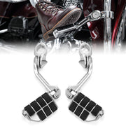KEMIMOTO highway pegs front view showing shape and finish for improved comfort
