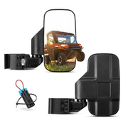 KEMIMOTO front view of mirror showing shape and coverage benefit