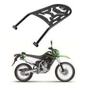 KEMIMOTO front view of rear rack showing mounting points and fit benefit