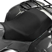 KEMIMOTO seat cover front view showing sleek black protection and renewed appearance
