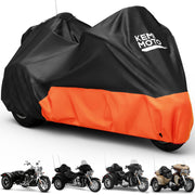 KEMIMOTO front view of trike cover showing full fit and protection benefit