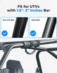 KEMIMOTO detail of triple-strap fastening showing stable load distribution