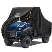 KEMIMOTO front view of cover showing full fit and protection benefits