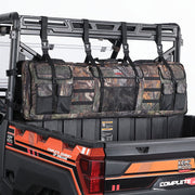 KEMIMOTO front view showing full double tool bag organization and secure layout