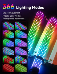 KEMIMOTO close-up of spiral LED texture highlighting durable flexible tube and LEDs